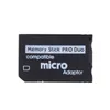 미니 메모리 스틱 마이크로 SD SDHC TF에서 PSP 카메라를위한 MS Pro DU 어댑터 MS Pro Duo 카드 리더 고속 변환기