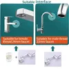 Kökskranar 1080 Swivel Faucet Extender Universal Sink Water Aerator 2 Mode Splash Filter Extension Kök TAP Water Saving Adapter J230303