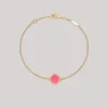 Blue Lucky Grass Enkele armband Bangle Chain Goud Agaat Shell Parelmoer voor Bruiloft Moederdag Sieraden Dames Geschenken