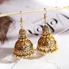 Dangle Earrings & Chandelier Gypsy Egypt Golden Tassel Jhumka Retro Ethnic Round Mirror For WomenTurky Afghan Mexico JewelryDangle Chandelie