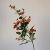 Декоративные цветы 1pc роза искусственный шелковый букет домашний стол
