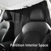 New Car Isolation Curtain Taxi Cab Partition Protection Curtain Commercial Vehicle Air-conditioning Sunshade And Privacy Curtain