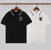 Polo da uomo Designer Polo T-shirt Lettere Ricamo polo Uomo maniche corte Street Fashion T-shirt di lusso a cavallo Taglia M-2XL 4WF6