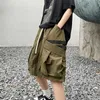 Męskie szorty szorty męskie streetwear europejski stylowy hip-hop swobodny workowate design Big Pockets All-Match Fashion Unisex przystojne fajne spodnie G230303