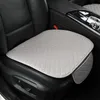 Capas de assento de carro Tampa de linho de linho confortável almofada automática frontal não deslizamento protetor respirável mat bloco de quatro estações Acessórios de interiores