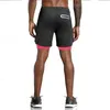 Men's Shorts 2023 Sports Men Summer Sportswear Joggers Short Pants Double-deck Homme Bottoms 2 In 1 Clothing Gyms Fitness Male