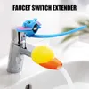 Kitchen Faucets Faucet Extender Sink Handle Extender Safe Faucet Extension Attachment for Toddlers Kids SCVD889 J230303