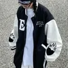 Damesjassen Deeptown Baseball Jacket Dames Streetwear Outdoor Fashion Harajuku Oversized Bomber Female Vintage 2000s esthetische jassen