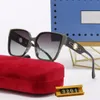 2023 Lyxiga solglasögon av högsta kvalitet märke Runda rosa Designer solglasögon för kvinnor Metall solglasögon man UV400 gradient designers Glasögon Kvinna