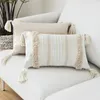Oreiller coton tissé couverture Iovry glands Style marocain touffe pour la décoration de la maison canapé-lit 45x4 5cm/30x5 0cm/50x50cm/décoratif