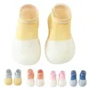 Pierwsze Walkers Buty dla niemowląt 1 para podłogi Wysoka elastyczność antykokowane bawełniane maluchy bawełniane Crib Walker do zapasów