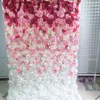 Dekorativa blommor SPR 4ft 8ft ROLL UP TRECK FLOWER Vägg Artificial Rose Wedding Occasion Backdrop Arrangemang Dekorationer