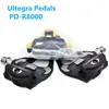 Bike Groupsets Ultegra Pedals PD R8000 Road Clipless with SPD SL R8000 Cleats Pedal SM SH11 box bike accessorie 230303