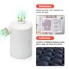 Flashlights Torches PACOONE Portable Mini Air Pump Inflatable Mattress Electric pump Rechargeable For Mat Inflate Deflate 230303