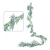 Decorative Flowers 5Pcs Artificial Plants Willow Leaves Wreath Vines For Wedding Birthday Patio Table Wall Ceiling Decor 200cm