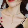 Chains Collares Choker Drill Collar Stars Chain Pearl Pendant Necklace Contracted Neck Ornaments Chocker Collarbone Collier Necklaces