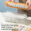 New Silicone Ice Mold And Storage Box 2 In 1 Ice Cube Tray Making Mold Box Set Manufacturer Kitchen Accessories Apparatus Home Tools