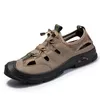 Sandals Mens Summer Breathable Mesh Men Outdoor Casual Lightweight Beach Handmade Male Shoes Hiking Non-SlipSandals