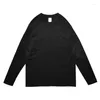 Men's T Shirts Men's Long Sleeve T-Shirt Autumn Style European And American Hip-Hop Trend Brand Loose Solid Color Straight Insole Shirt