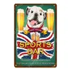 vintage Sports Bar tin sign Decor Beer Metal Tin Signs Pub Bar Cafe Club Décoration Stickers Muraux Art ron Affiche Vintage Personnalisé Plaque Taille 30X20CM w02