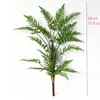 Couronnes de fleurs décoratives 70-125CM grand palmier artificiel fausses plantes feuille de fougère branche en plastique aménagement paysager maison jardin décoration de noël