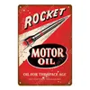 retro Outboard Motors Tin Poster Vintage Wall Decor STP Tiger GULF Metal Tin Signs Pub Bar Garage Decorative Iron personalized metal tin Plates Size 30X20CM w02