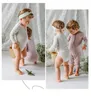 Kläder sätter barns baby bodysuit hösten långärmad pojkar och flickor barn unisex romper kostym infan tvådelar set barn jumpsuit