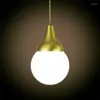 Pendant Lamps E27 Brass Material Light Edison Bulb G125 LED Vintage Copper Fabric Wire Home Decoration Fixture Lamp