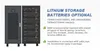 BMSとLCD 30kW 50kW 60kWリチウムイオンバッテリーライフポ4リチウムバッテリーを備えたCOOLIグッド販売インバーターバッテリーキャビネット
