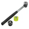 Hand Tools 25mm Rubber Round Hammer Head Double Faced Work Glazing Window Beads With Replaceable Nylon Mallet Tool