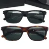 Luxury Euro-AM 3011 Men solglasögon UV400 för män kortfattad rektangulär plank Fullrim Frame unisex Dark Glasses55-17-140HD Driving Go262w