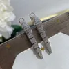 ブイガリメカニズムスネークテールデザイナーdangle dangle earrings for woman t0p qualityダイヤモンドクラシックスタイルファッション