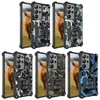 Capas de suporte híbridas à prova de choque para Samsung Galaxy S23 Ultra S24 S22 Plus S21 FE S20 NOTA 20 Camuflagem Camo Stand Armor Capas de telefone