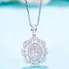 Kettingen 18k witgoud natuurlijke diamant ketting gebruiken allemaal 0,5ct en hebben certificaat HM011