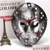 Feestmaskers fl gezicht maskerade jason cosplay skl vs vrijdag horror hockey halloween kostuum enge masker festival drop levering home ga dhkpp