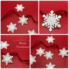 Patch per confezioni regalo Fiocco di neve Natale Cucire Appliques ricamate in ferro Patch Applique in tessuto Ricamo Costume Giacche Abbigliamento fai da te