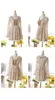 Casual Dresses Japanese Liz Lisa Winter Knitted Floral Printed Suede Lace Chiffon Crepe Edge Autumn Long Sleeve Dress