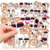 50pcs sushi graffiti naklejki na deskorolkę laptop iPad rower rowerowy kask motocyklowy PS4 Telefon Dzieciowe zabawki DIY Dekale PVC Wystrój butelki z wodą dekoracje butelki z wodą