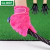 1Pair Women Winter Golf Gloves Anti-slip Artificial Rabbit Fur Warmth Fit For Left and Right Hand 201021202x