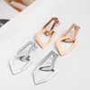 Boucles d'oreilles pendantes goutte d'or Rose pour les femmes bijoux fins accessoires en acier inoxydable mode charme en gros Lots en vrac