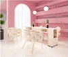 卸売豪華なガラスの白いネイルテーブルデマニキュアデスクランプ排気ピンクの美容サロン機器家具