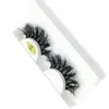 Falsos cílios 1 par 9D Faux Mink Messy Felfy Wispies Multilayers Soft Lashes Extension Reutilable Eye Makeup Tool