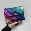 Borsa a tracolla di design borsa a tracolla di diamanti colorati Borse a mano Borse da donna Eagle Tote Fashion Messenger Rainbow Bag 230304