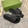 صندل المصمم Slippers Sandal Sliders Macaron Bottom G House Non-Slip Loft Bottom Fashion Women Ware Were Beach Flip-Flops Slide