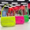 die designer bag Fluorescent Underarm Jingle Bag Borse da sera primaverili Messenger a tracolla Borsa mini quadrata portatile 230301