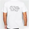 Herr T-shirts Streetwear Peace Love Letter Tryckt Män T-shirt Mänskliga rättigheter Grafisk T-shirt Bomull Pover Of Inspirational Quotes Grunge Dh9Y0