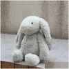 Stuffed Plush Animals Easter Rabbit Bunny Ear Toy Soft Animal Doll Toys 30Cm 40Cm Cartoon Dolls Drop Delivery Gifts Dh1Ip