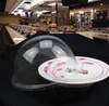 غطاء بلاستيكي لأدوات المطبخ من السوشي بوفيه النقل حزام قابلة لإعادة الاستخدام الشفافية لوحة الغذاء غطاء مطعم إكسسوارات مطعم FY5586 SS0304