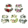 Decorative Flowers 2 Pieces Artificial Flower Swag Wedding Arch For Table Centerpieces