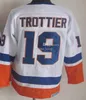 Vintage New NY York Hóquei Jerseys 22 Mike Bossy 5 Denis Potvin 9 Clark Gillies 19 Bryan Trottier 31 Billy Smith 32 Steve Thomas 16 P